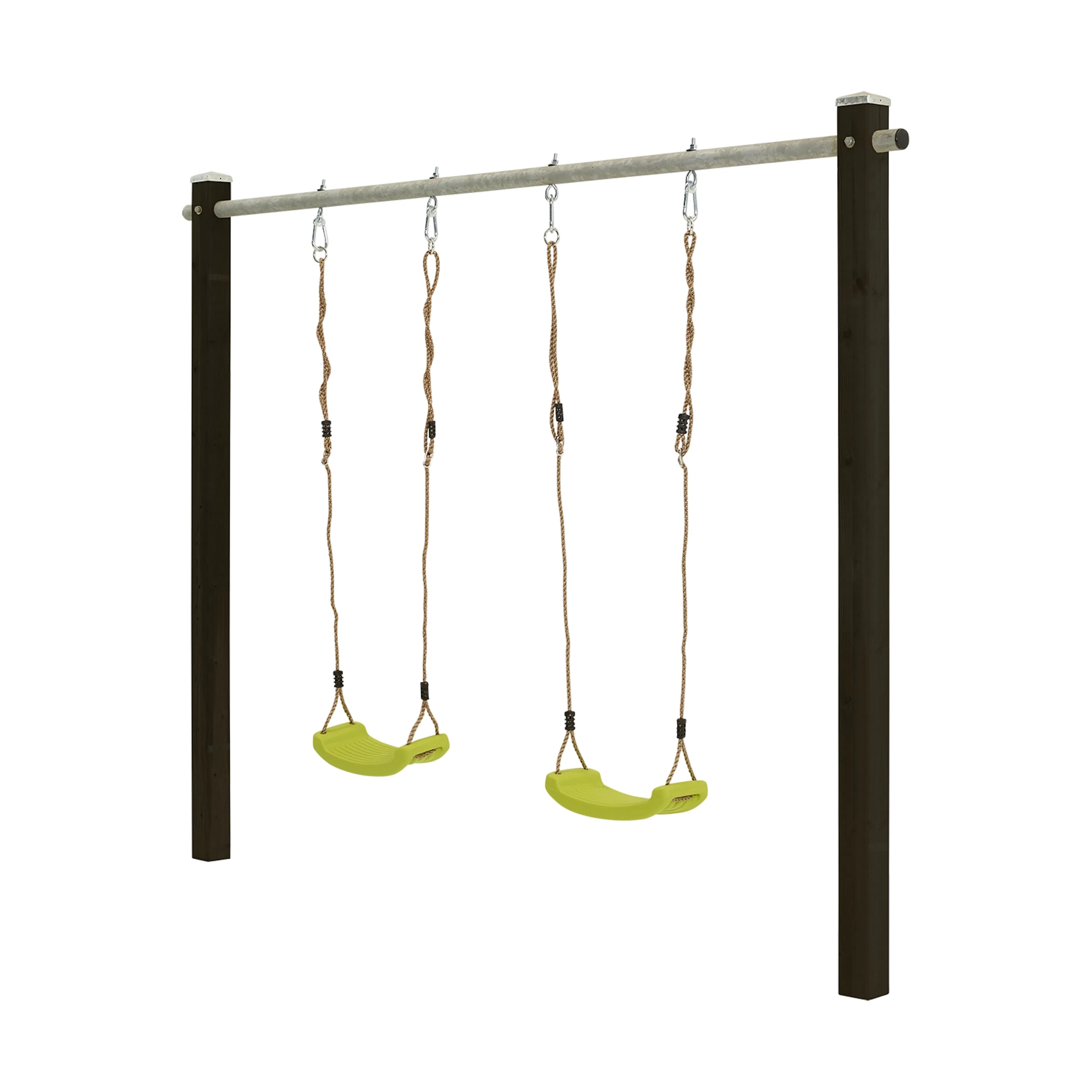 Gungställning PLUS Stålrörsöverliggare Gungsitsar 264x9x210 cm