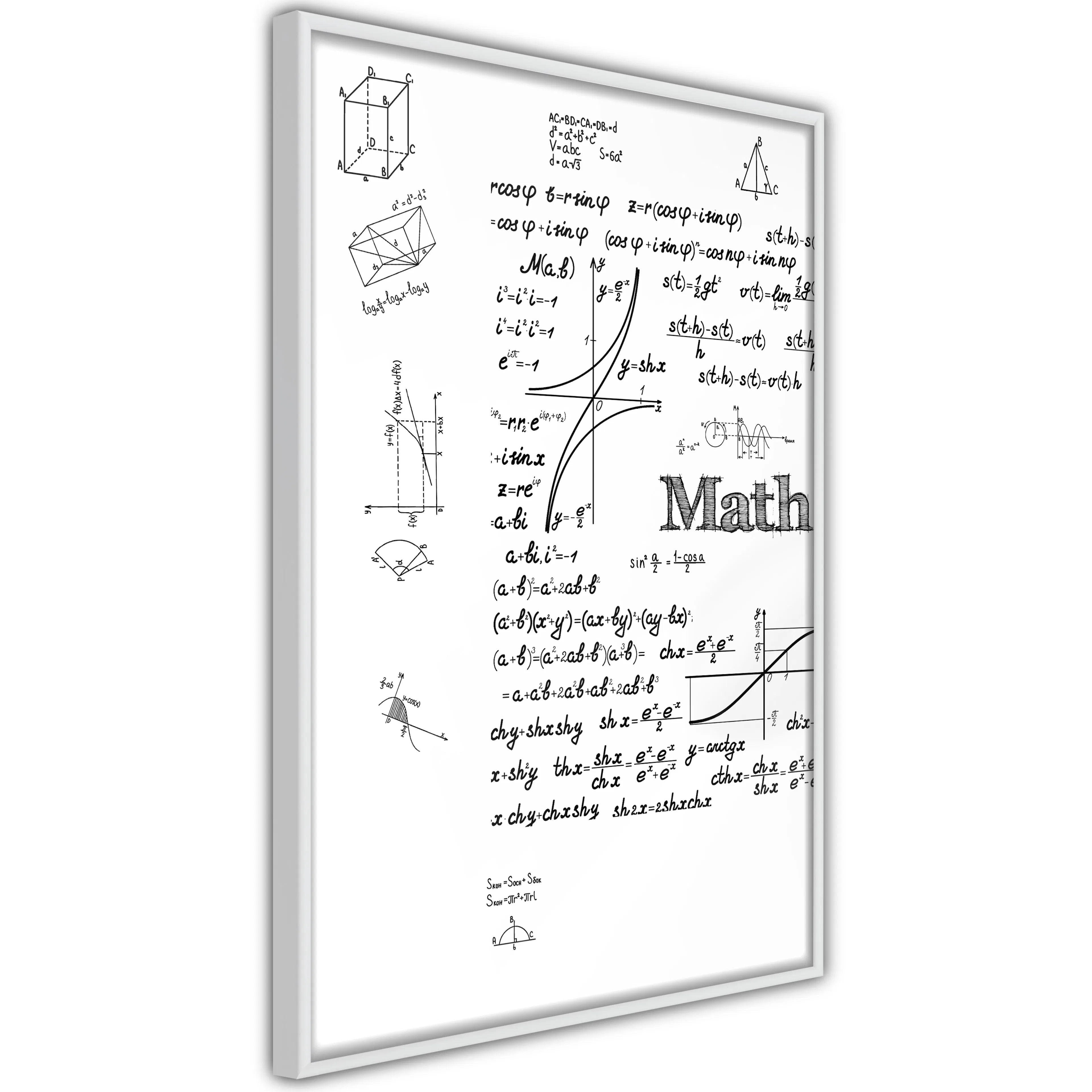 Poster Artgeist Affisch Math