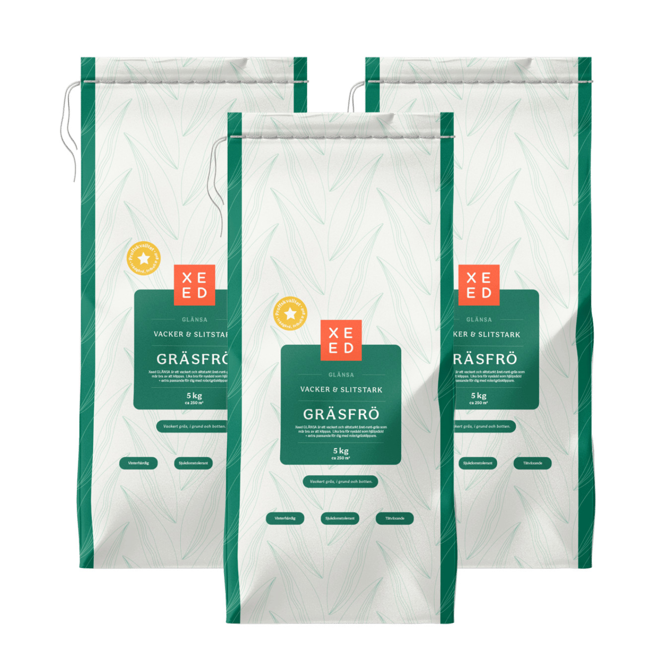 Gräsfrö Xeed Glänsa Paketerbjudande 15 kg