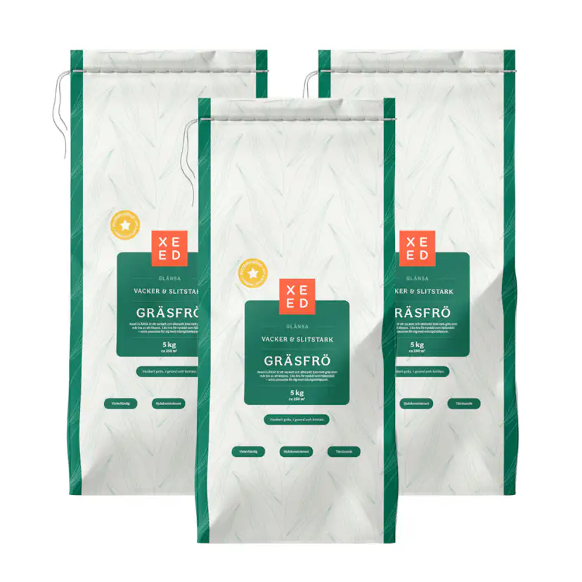 Gräsfrö Xeed Glänsa Paketerbjudande 15 kg