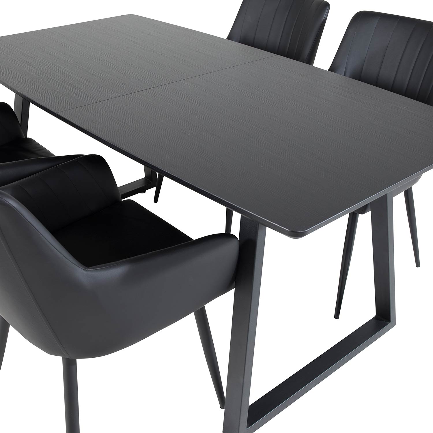 Matgrupp Venture Home Ina med 4 Corina Stolar Konstläder