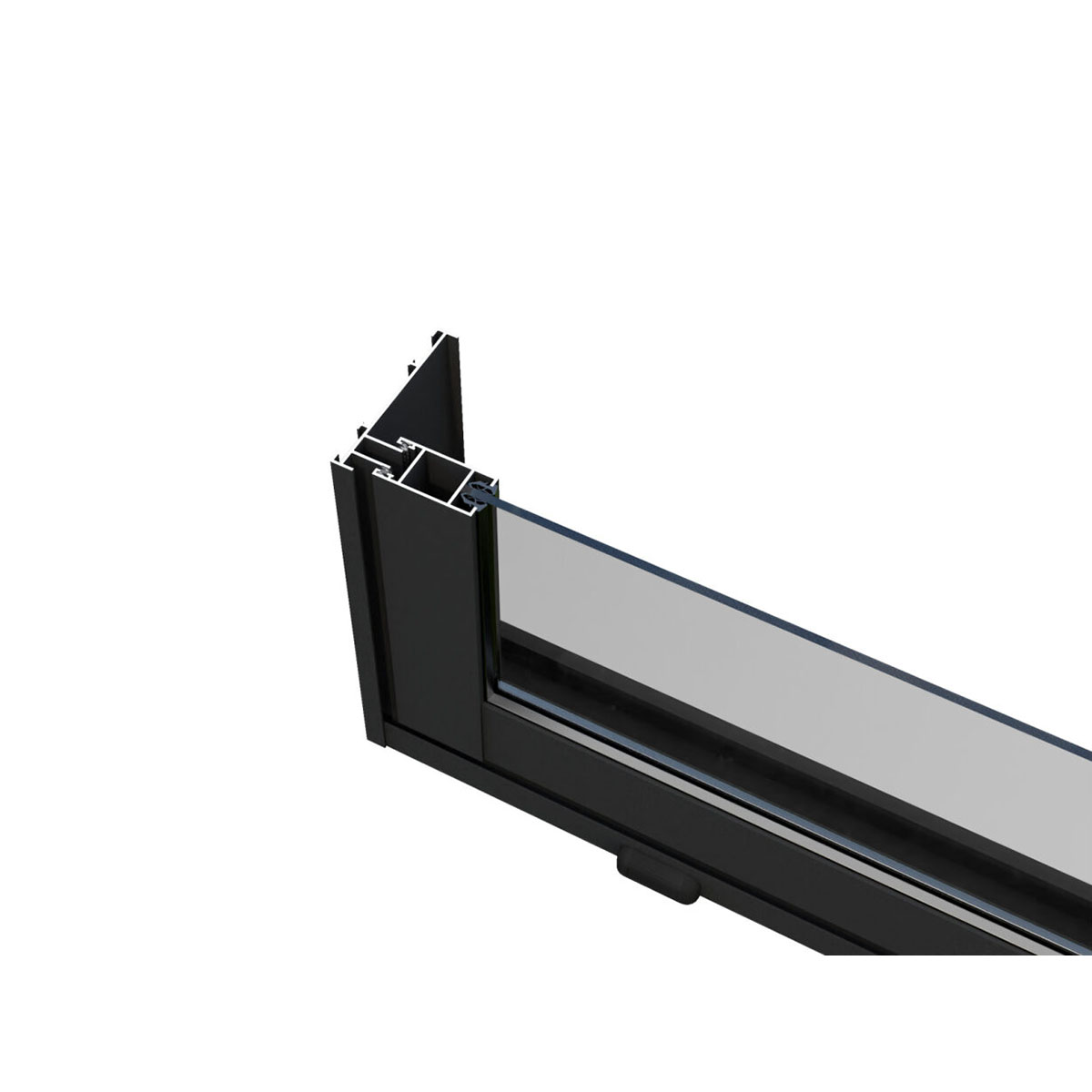 Ines 11,1 m2 Slide NO Obehandlad med Slide 1-lagers glas