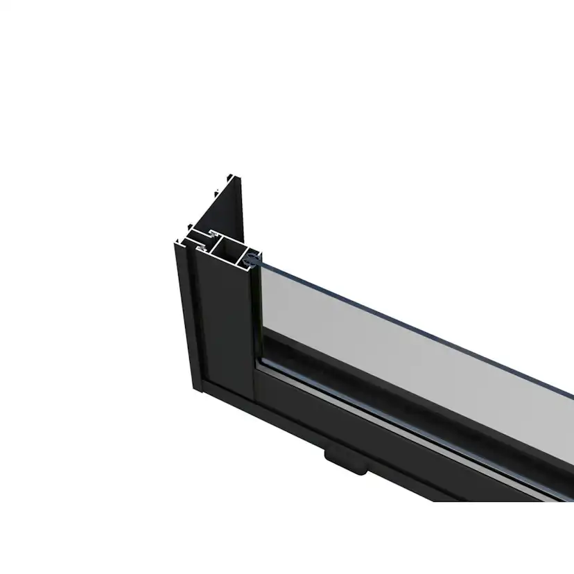 Ines 11,1 m2 Slide NO Obehandlad med Slide 1-lagers glas