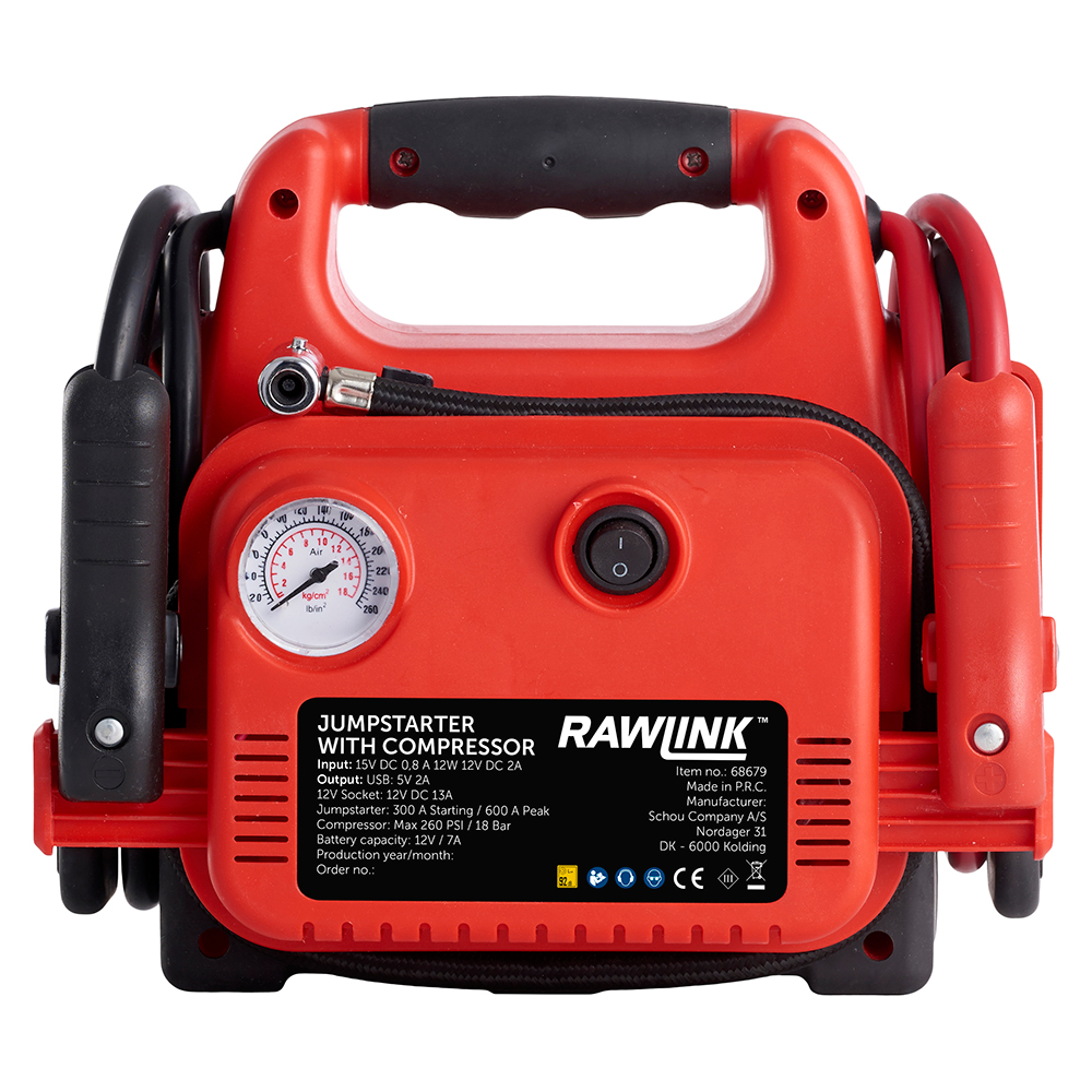 Energistation Med Kompressor Rawlink 12V 7A