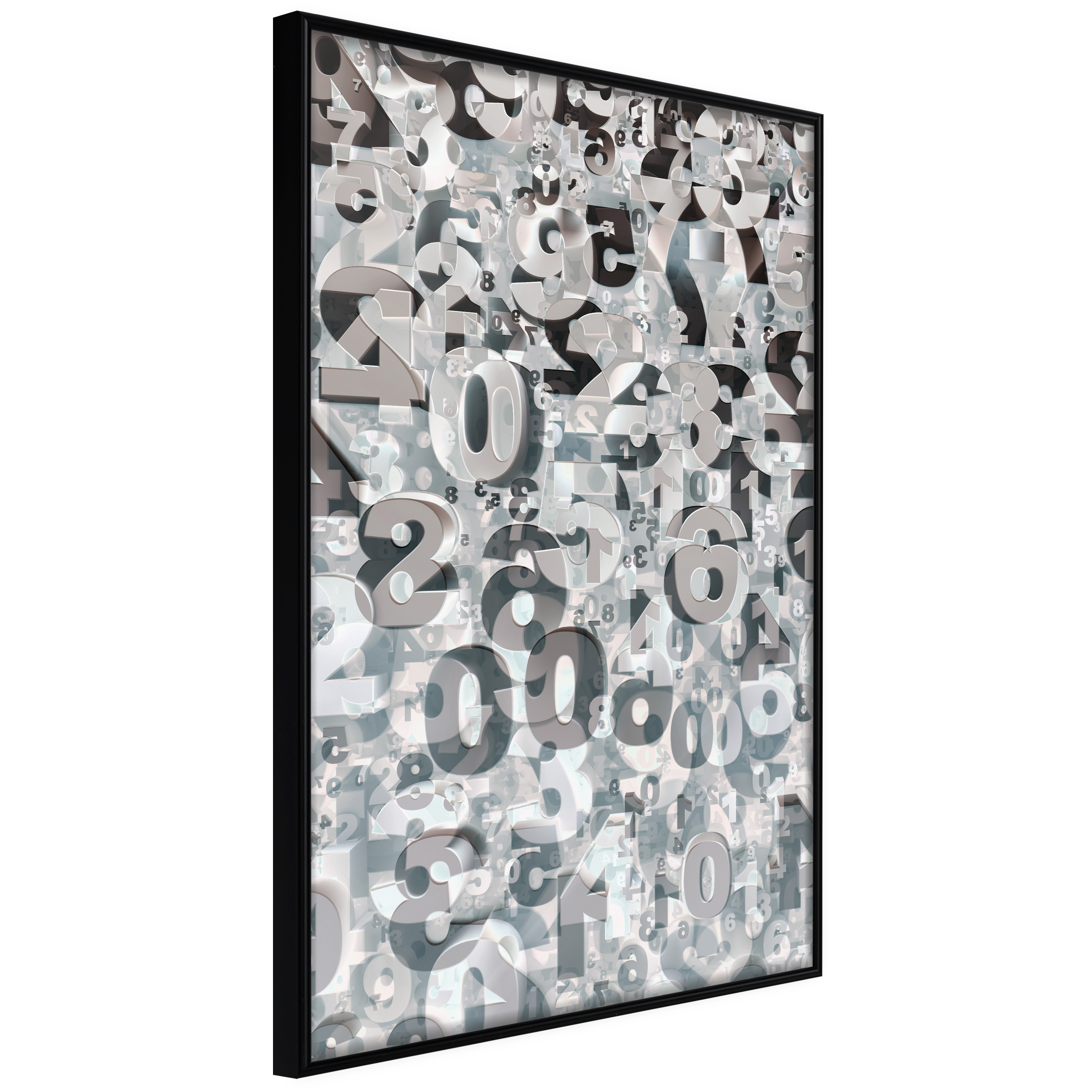 Affisch - Numerology [Poster] 30x45 Svart ram, 30x45 cm