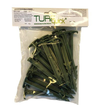 Trädgårdspegg Turfquick Nedbrytbart Markfäste 10st