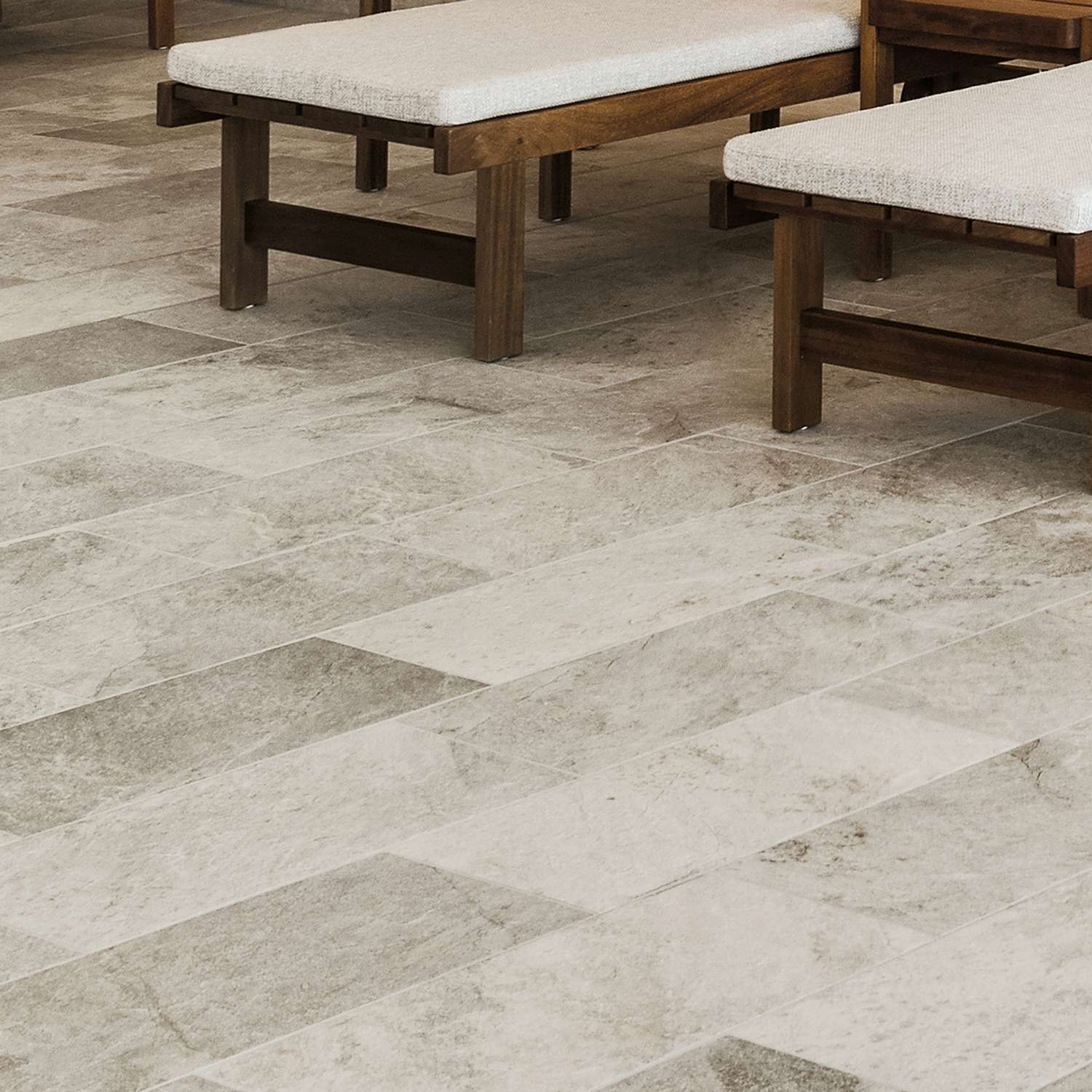 Uteklinker Pronto Klinkerdäck Grotta Silver White 60x120 cm