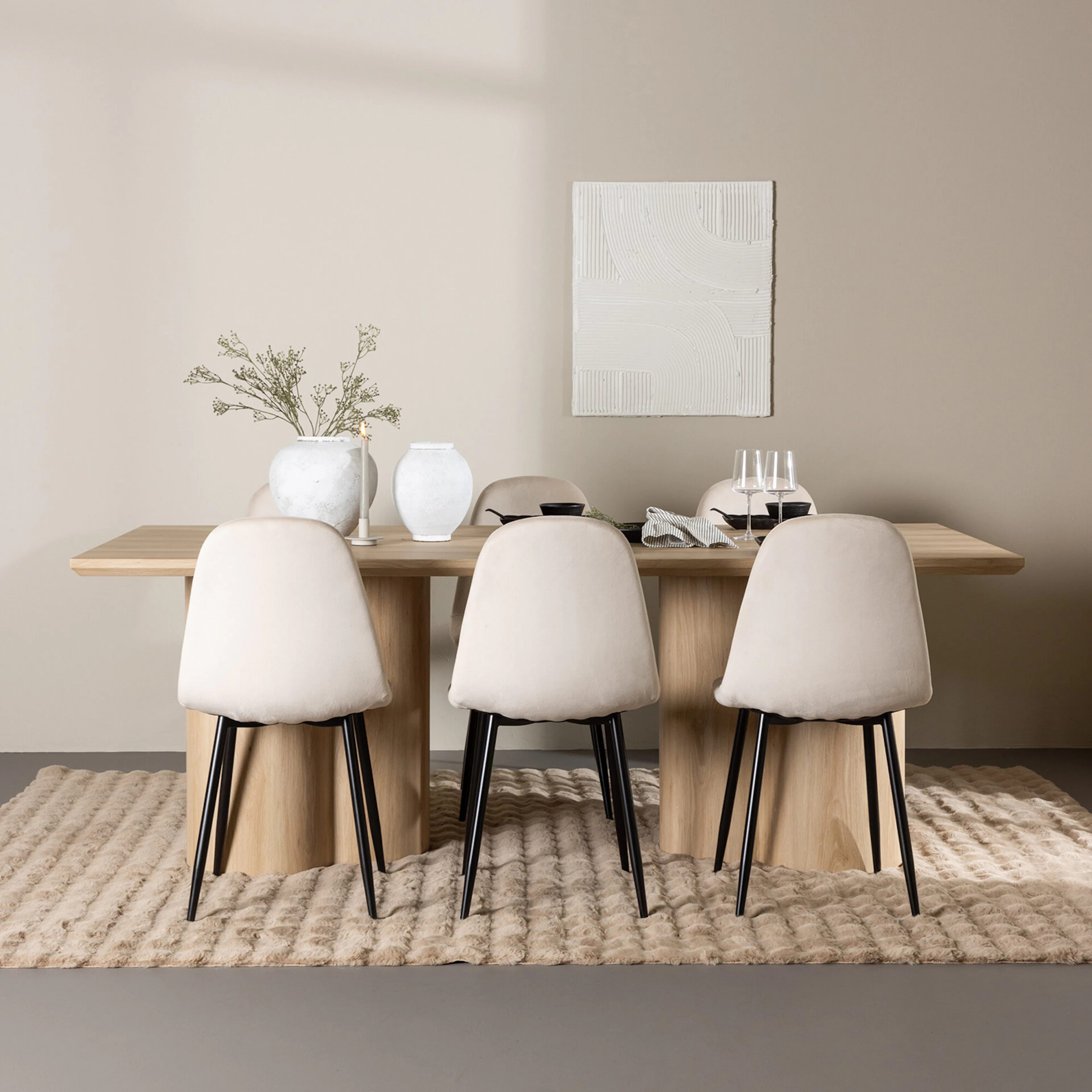 Vittvätt/Beige