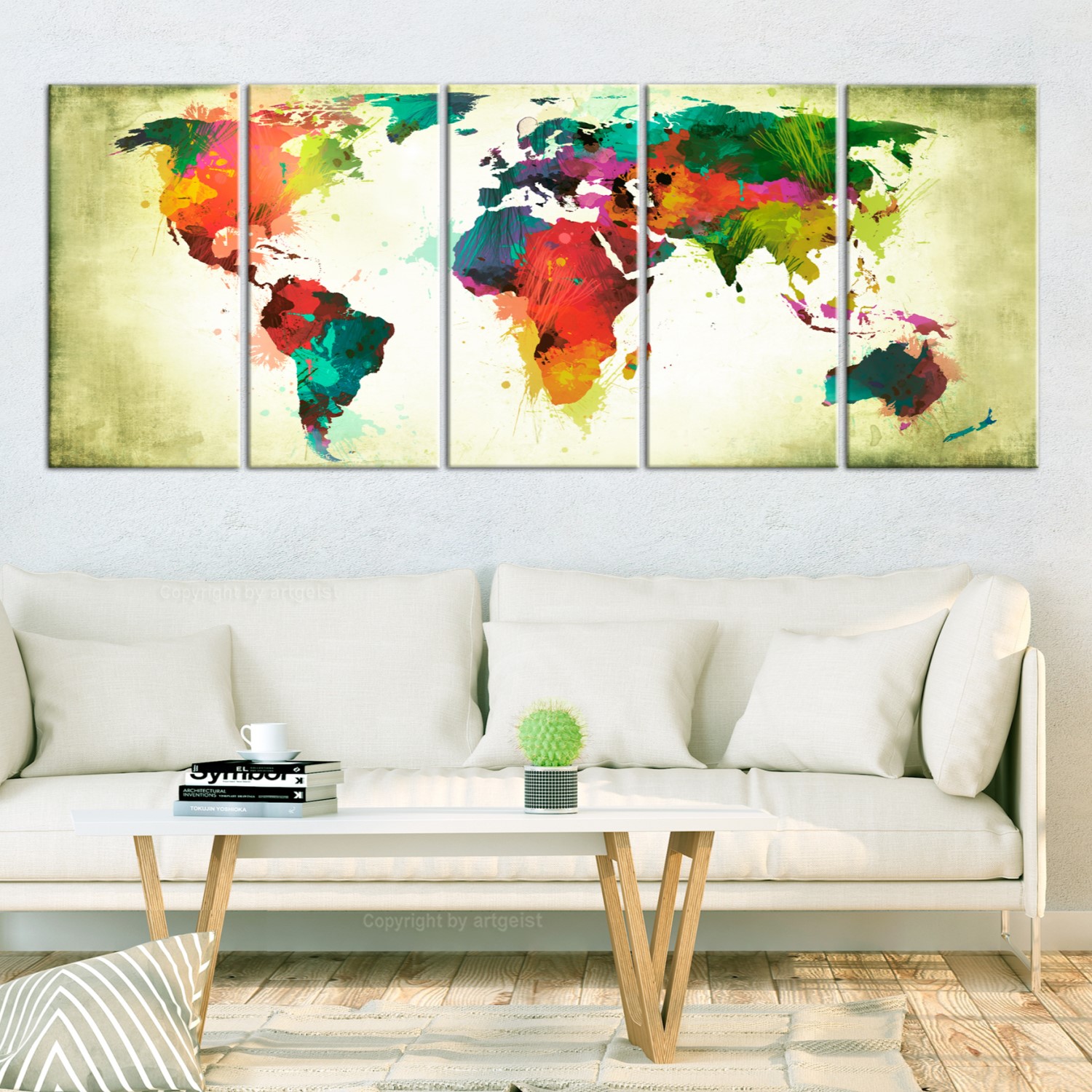Tavla Arkiio Unusual World Map