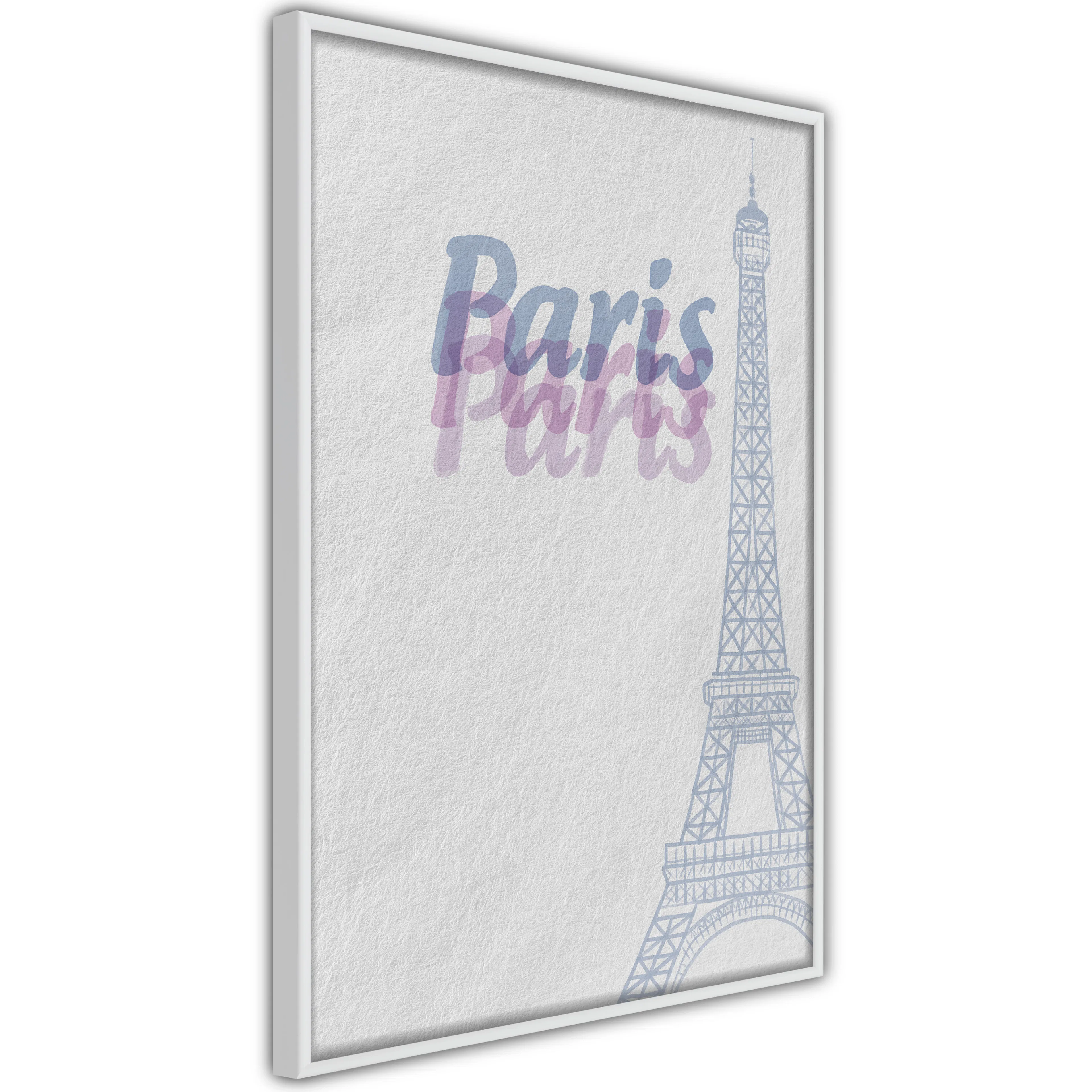 Poster Artgeist Affisch Paris in Watercolours