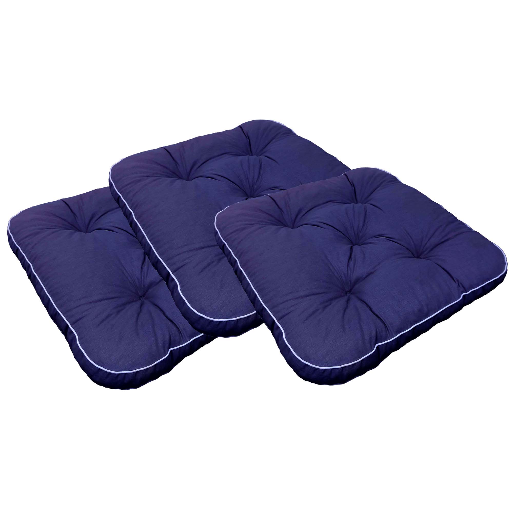 Sittdyna till stol Baltic Garden Malmö 3-pack