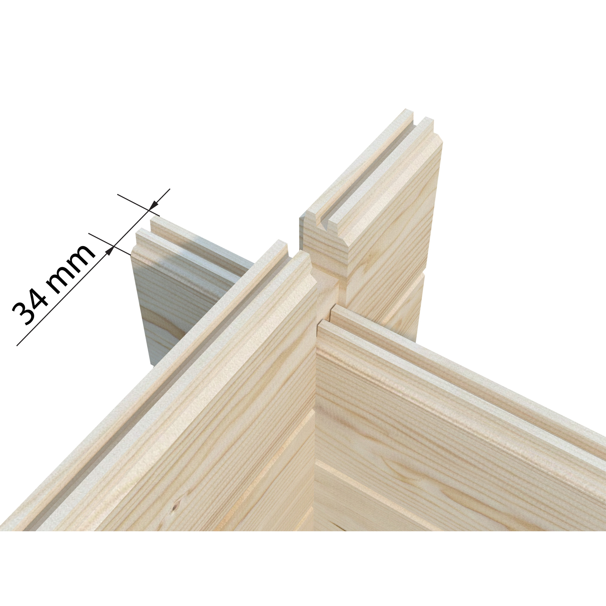 Stuga Lisa 11,5 m2 Obehandlad
