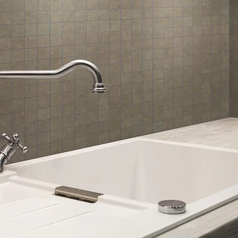 Klinker Arredo Quartz Brun Mosaic 3x3 cm