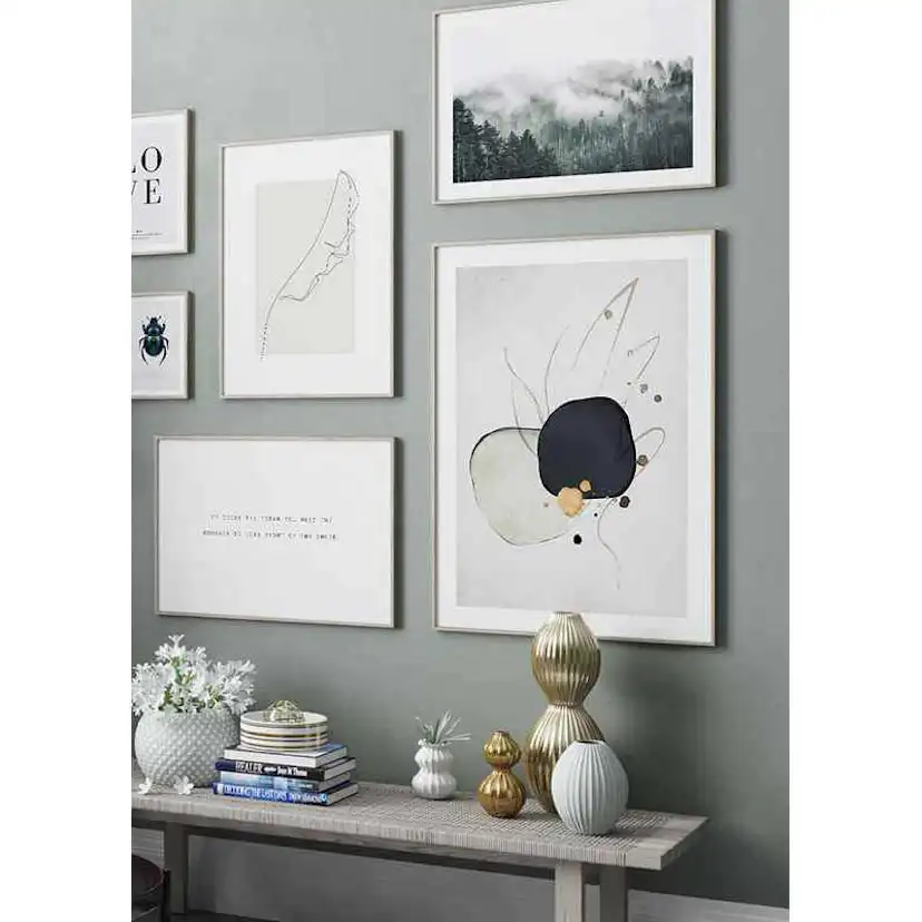 Poster Gallerix Abstract in Layers No1