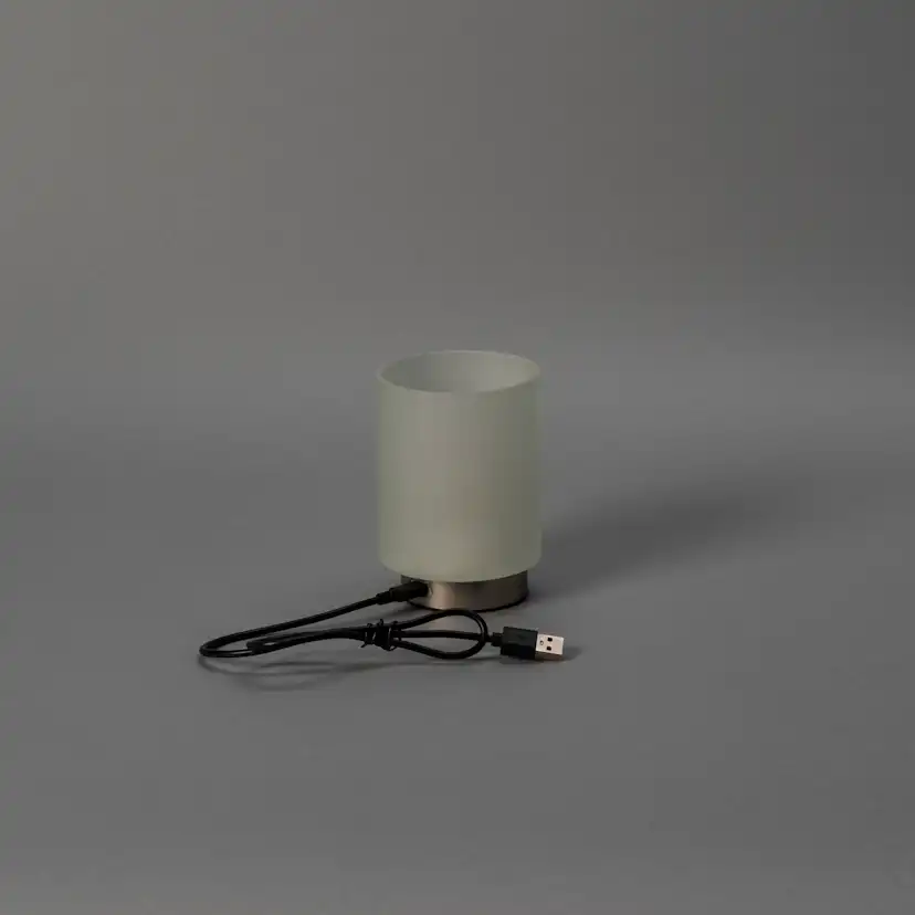 LED-ljuslykta Gnosjö Konstsmide No.3 10x11 cm USB-C