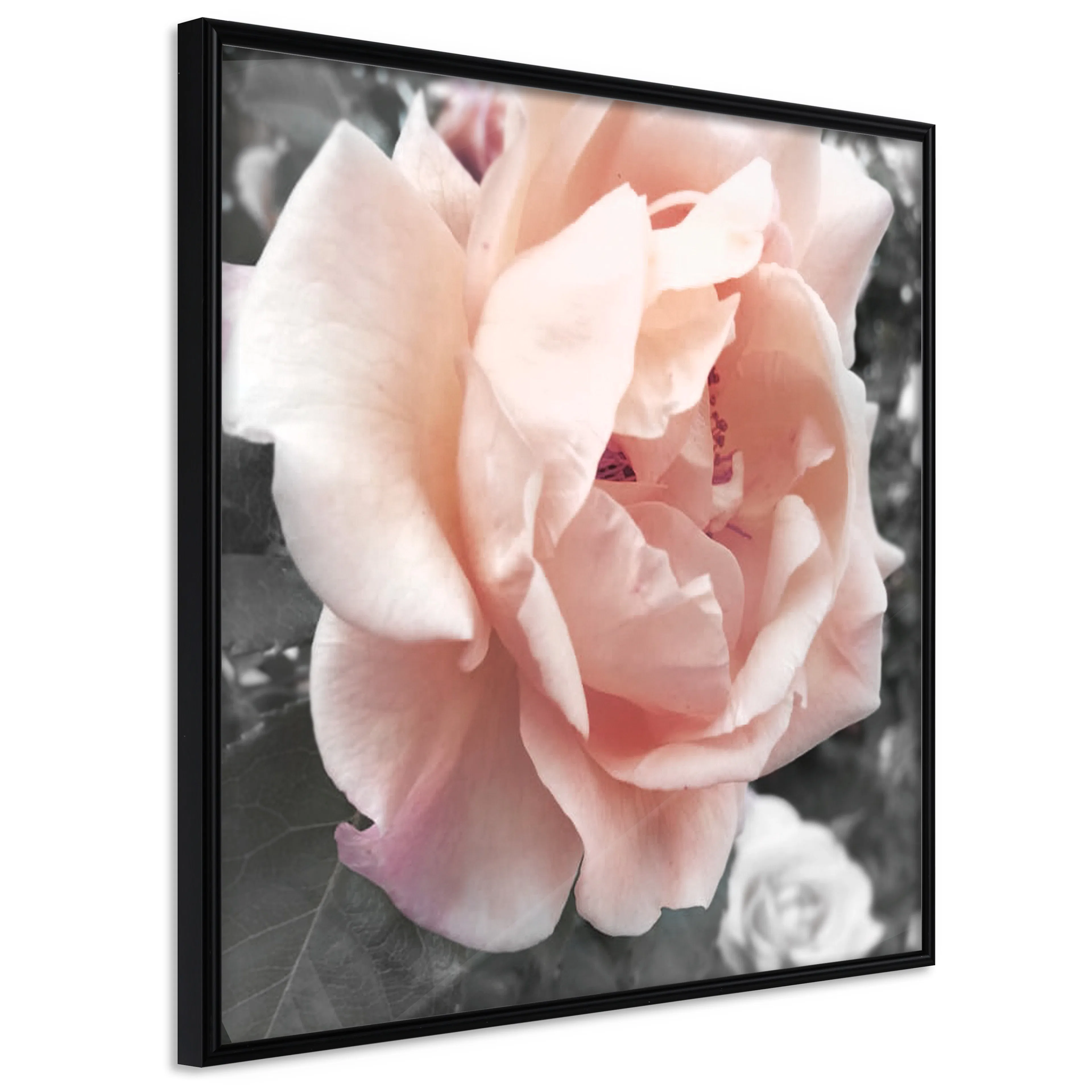 Affisch - I Love You [Poster] 20x20 Svart ram, 20x20 cm
