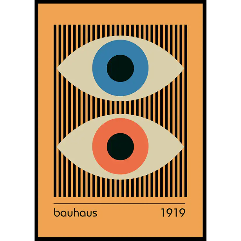 Poster Gallerix Bauhaus Eyes No1