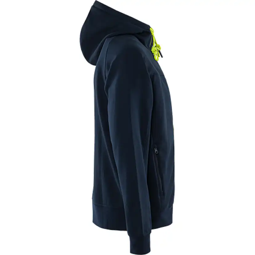 Sweatshirt-jacka Fristads med huva 7550 GSM