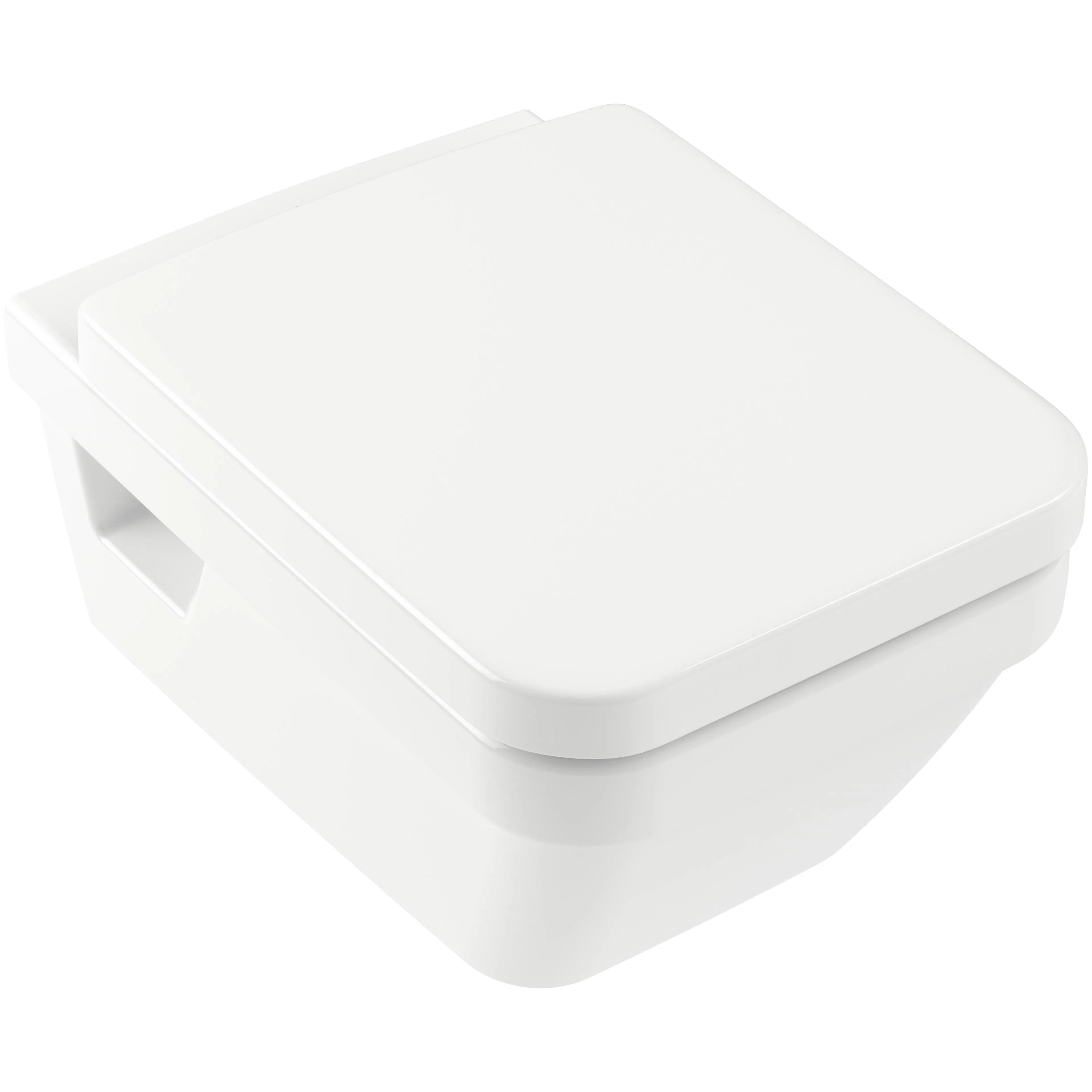 Vägghängd toalett Villeroy & Boch Architectura 5685R001 Vit Alpin, utan Ceramic Plus med Toalettsits