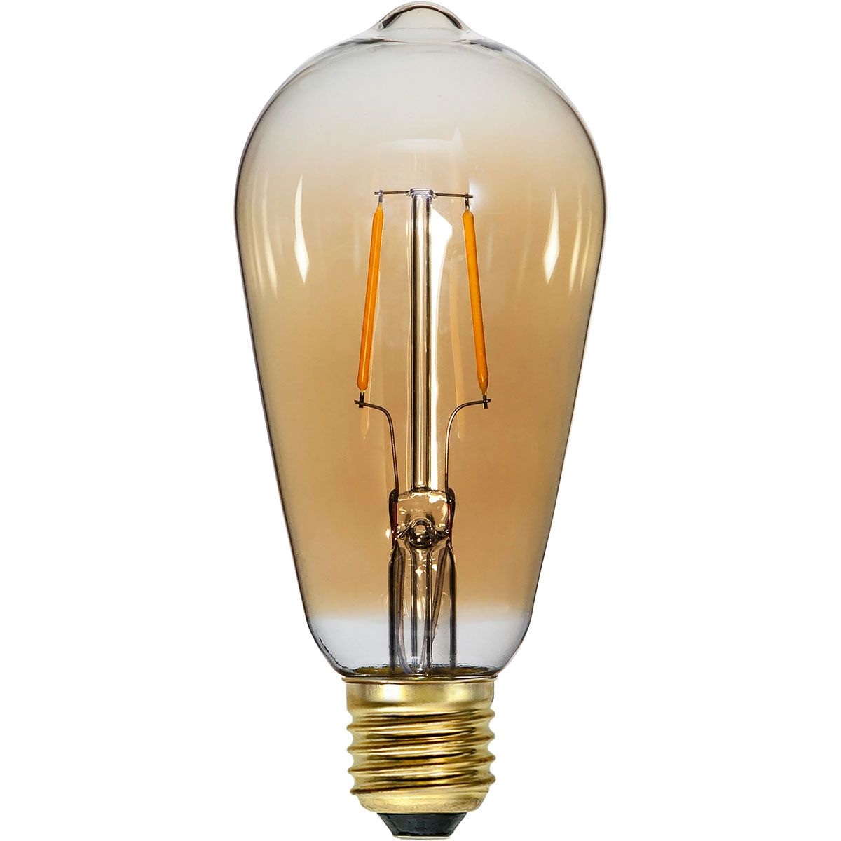 LED-lampa Star Trading Reservlampa E27 ST64 80lm Amber