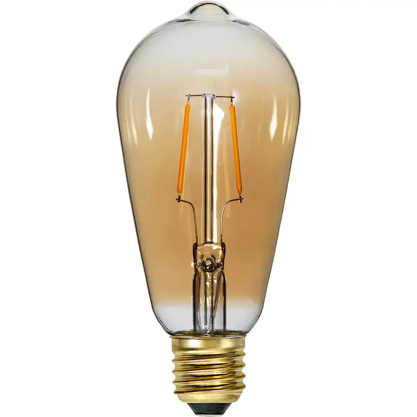 LED-lampa Star Trading Reservlampa E27 ST64 80lm Amber
