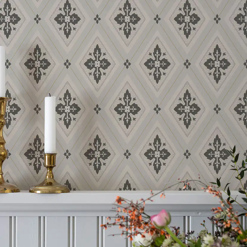 Tapet Duro Gammalsvenska Astrid Beige 692-03