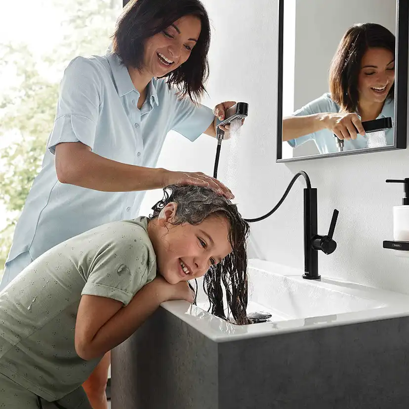 Tvättställsblandare Hansgrohe Finoris 230 med Utdragbar Handdusch 2jet