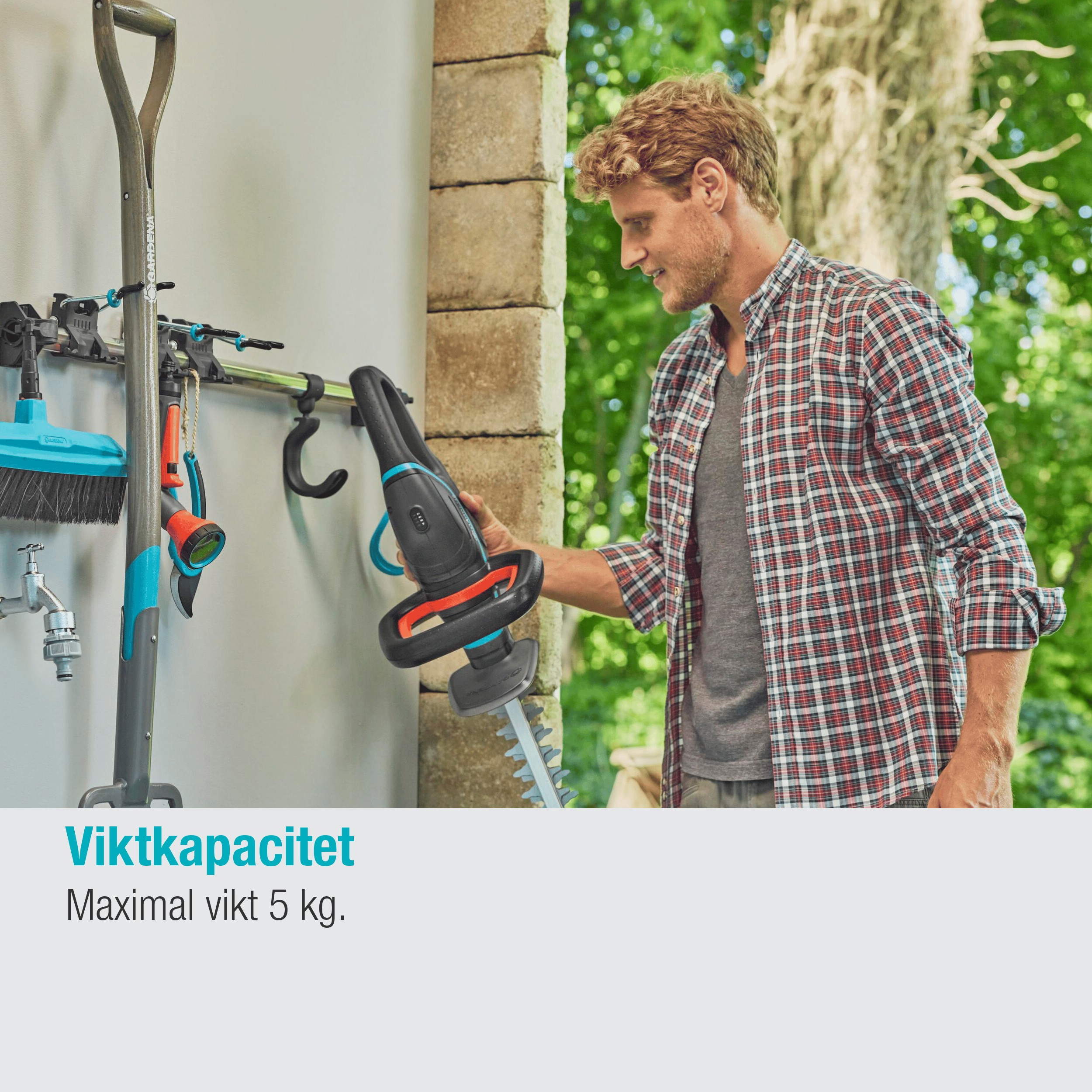 Redskapshållare Gardena Set Plus och Krok