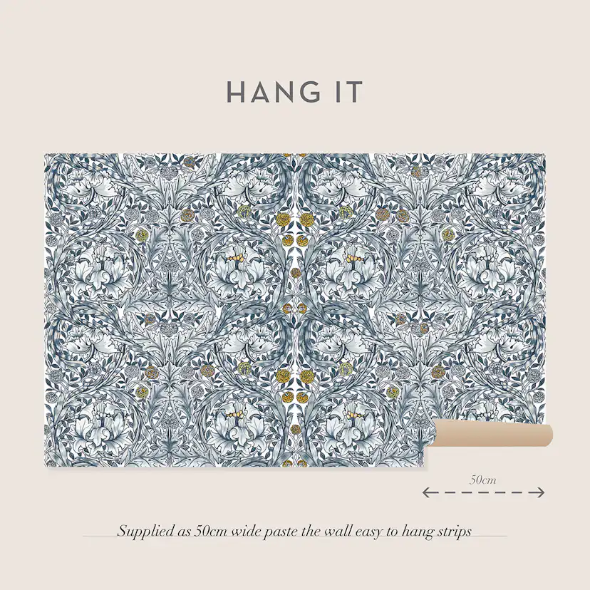 Fototapet William Morris At Home African Marigold Blue
