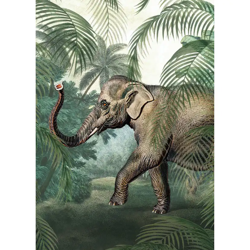 Fototapet Art for the Home Elefant