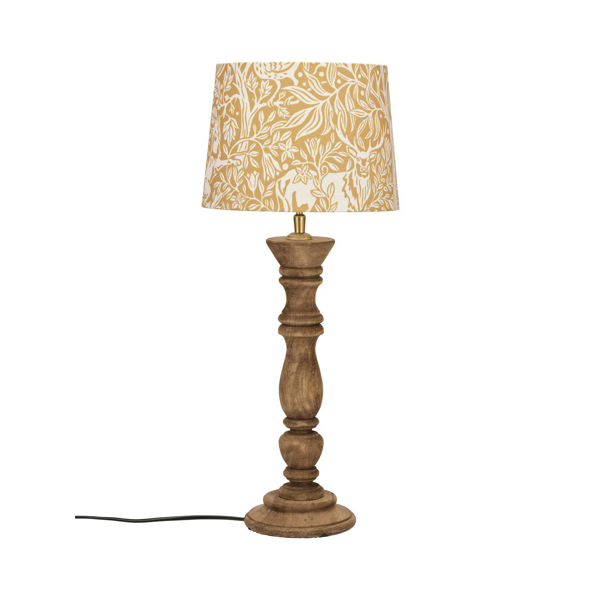 Bordsslampa PR Home Lodge Lampfot i Trä med Lampskärm