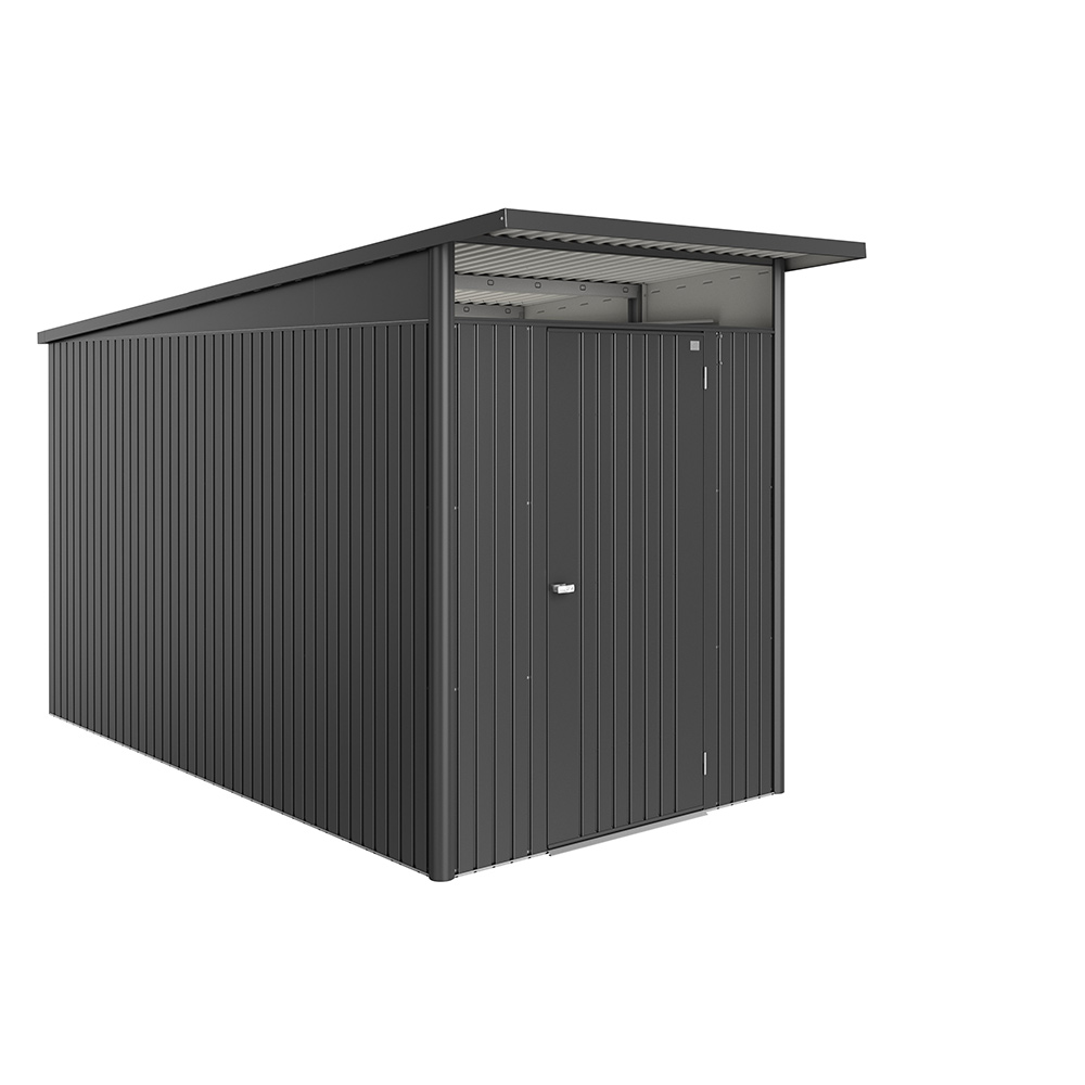 Redskapsbod Biohort Avantgarde Eco A4 Metallic Mörkgrå Standarddörr