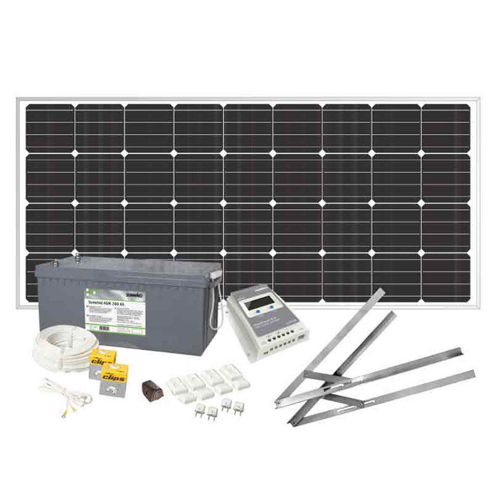 Solcellspaket Sunwind 170W Basic