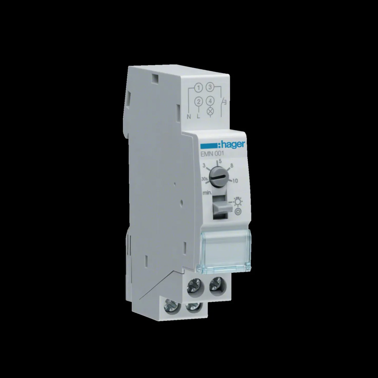 Trappautomat Hager 1 Slutande Kontakt 16 A AC1 230 V AC Ljudlös Drift