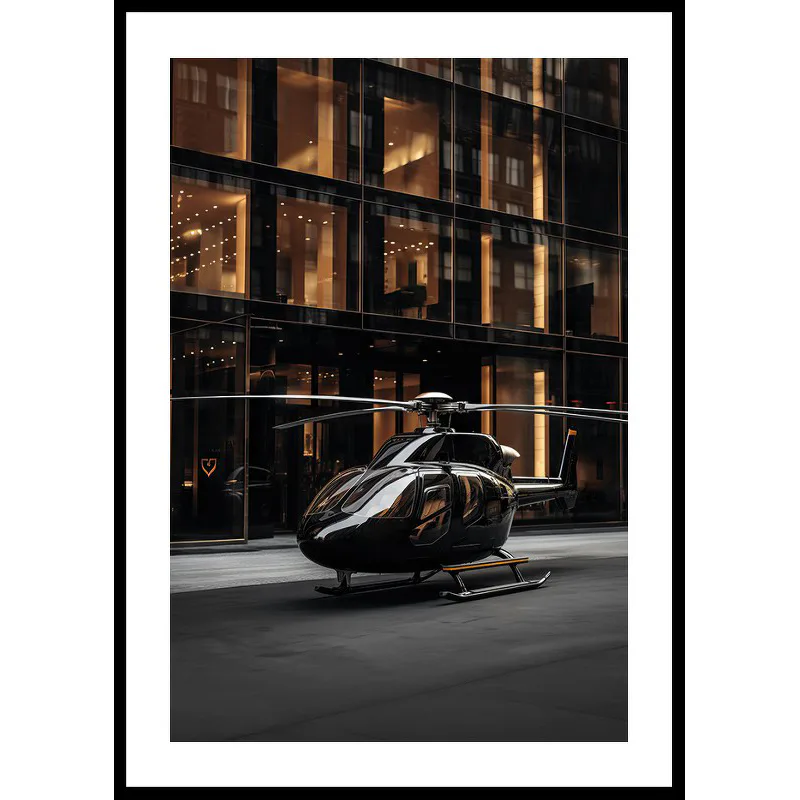 Helicopter Street View No2 30x40 30x40 cm