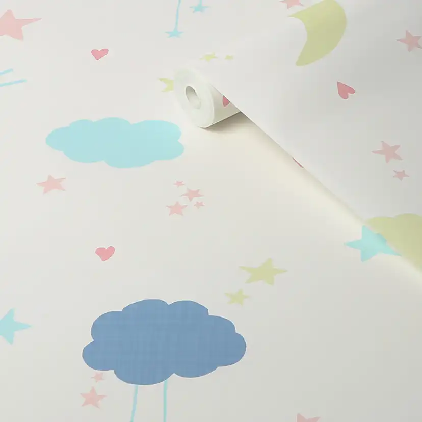 Tapet NEXT Moon & Stars Pastel