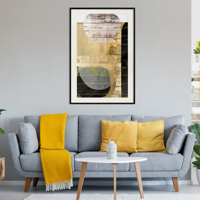 Poster Artgeist Affisch Abstract Construction