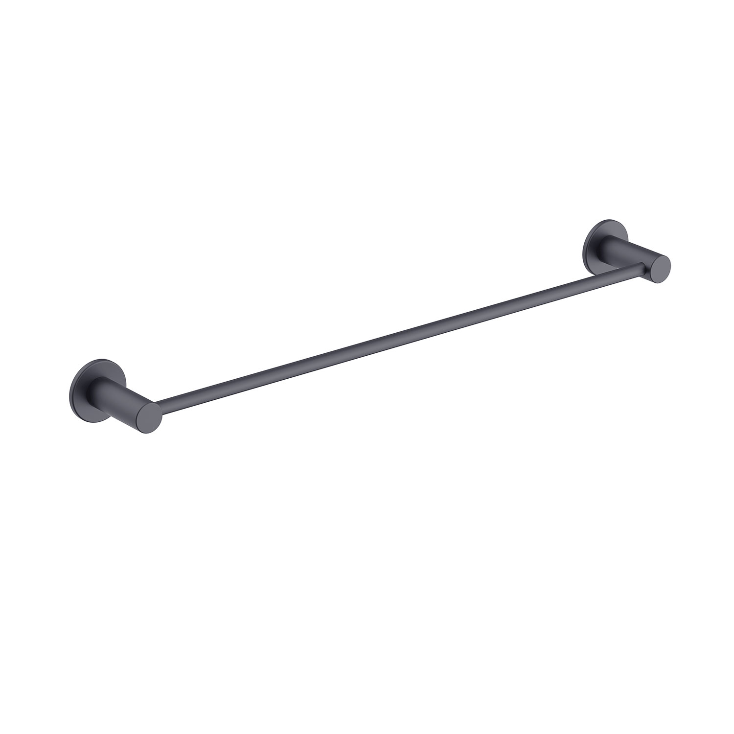 Handduksstång Bathlife Lättnad 60cm enkel Matt svart 60cm enkel Matt Svart