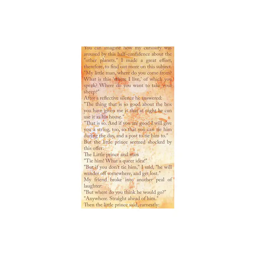 Fototapet Arkiio The Little Prince Message Of Love 50x1000 cm