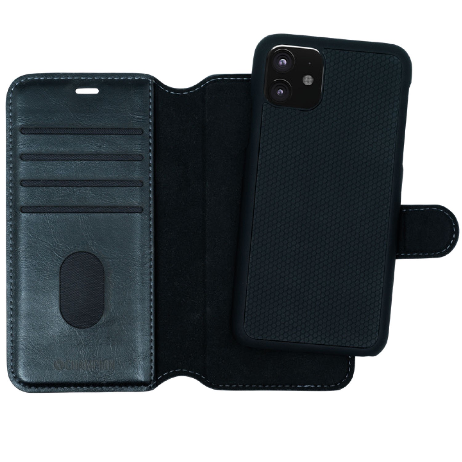 Mobilskal Champion 2-in-1 Slim Wallet Case iPhone 12/12 Pro