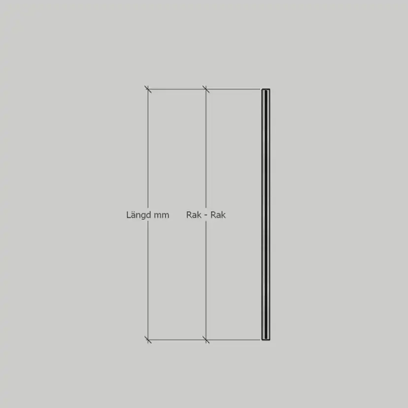 Glasräcke Novoroom Stolpfritt