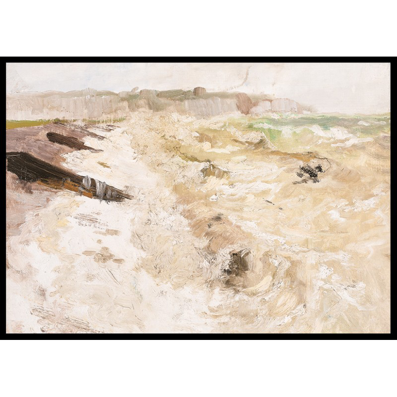 Poster Gallerix From The Beach At Dieppe By Frits Thaulow