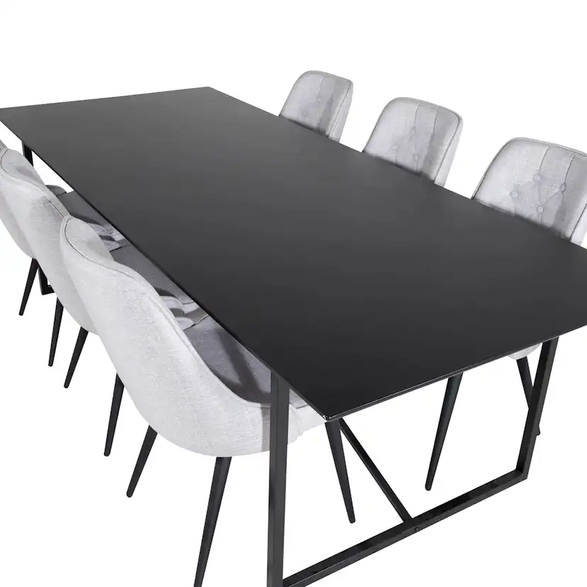 Matgrupp Venture Home Palaba med 6 Vera Stolar Polyestertyg