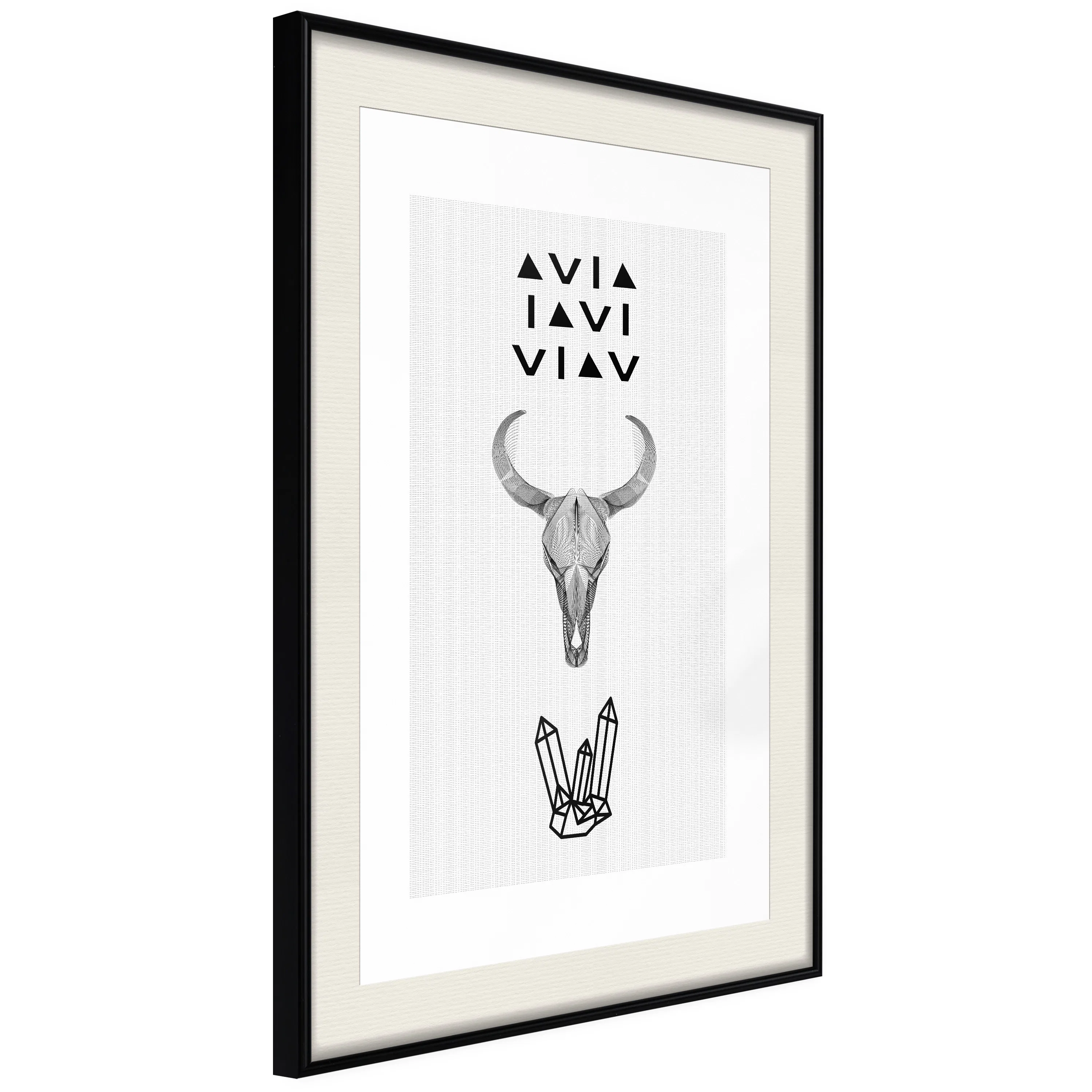 Poster Artgeist Affisch Animal Skull