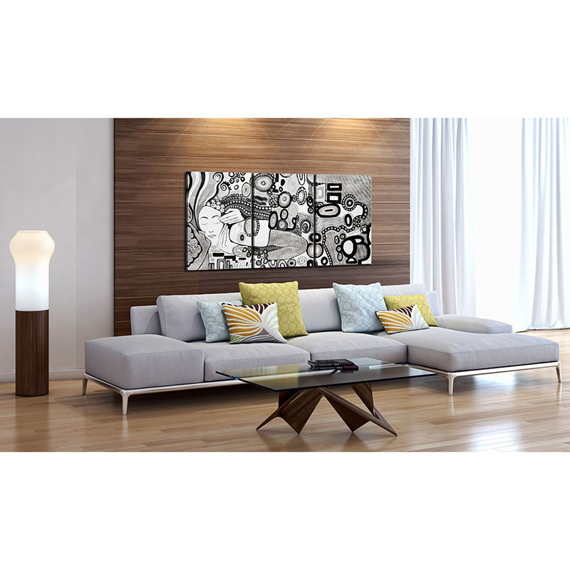 Handmålad Tavla Arkiio  Silver Kiss