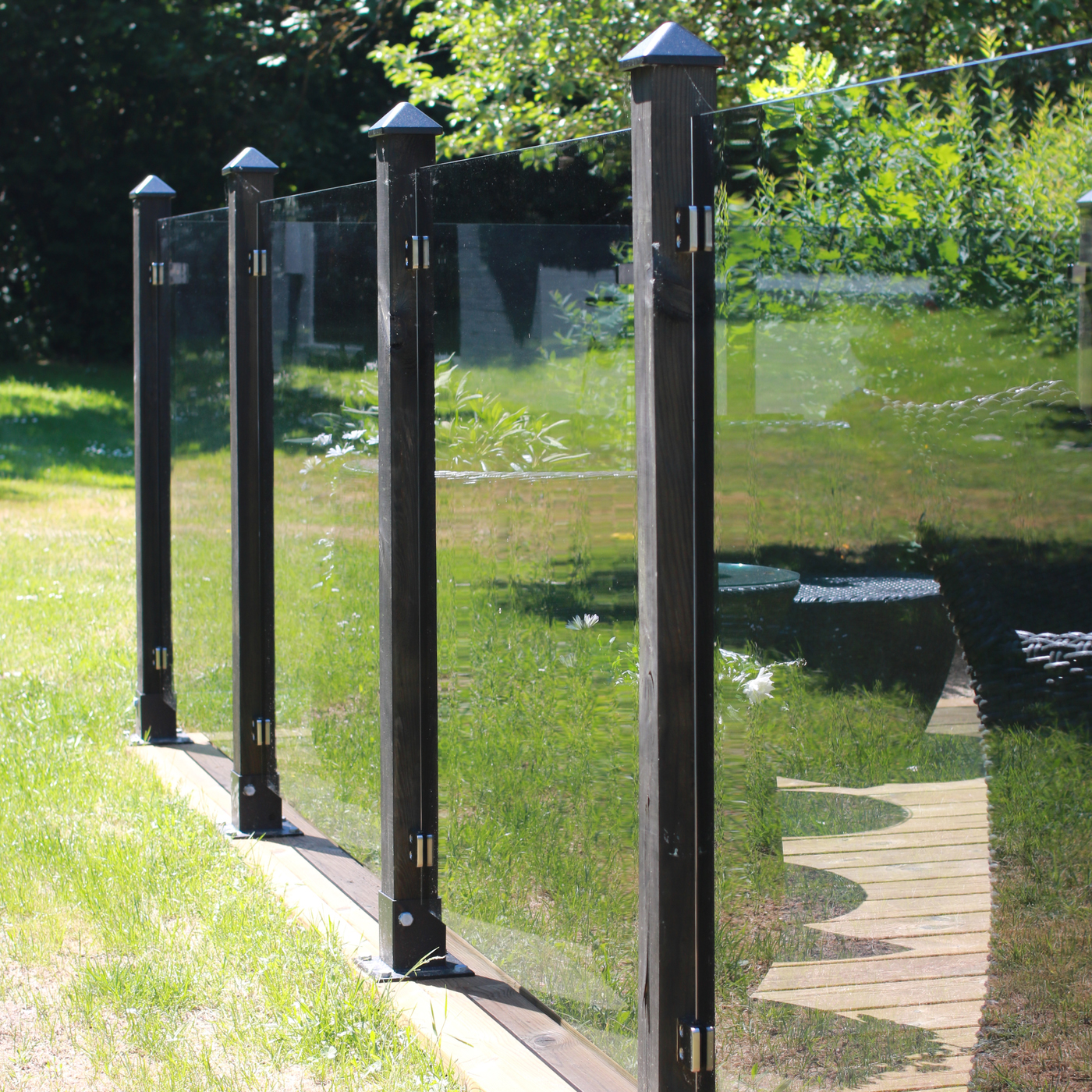 Glasstaket HORTUS Rökfärgat