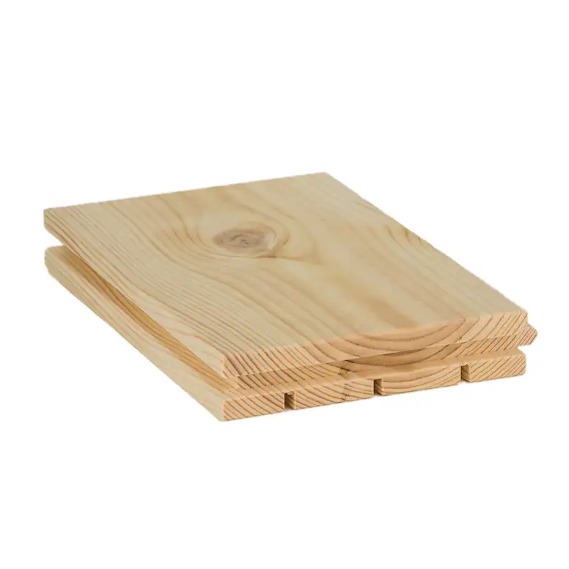 Golvbräda CENT Furu Obehandlad Ändspontat 28x140X2350 mm