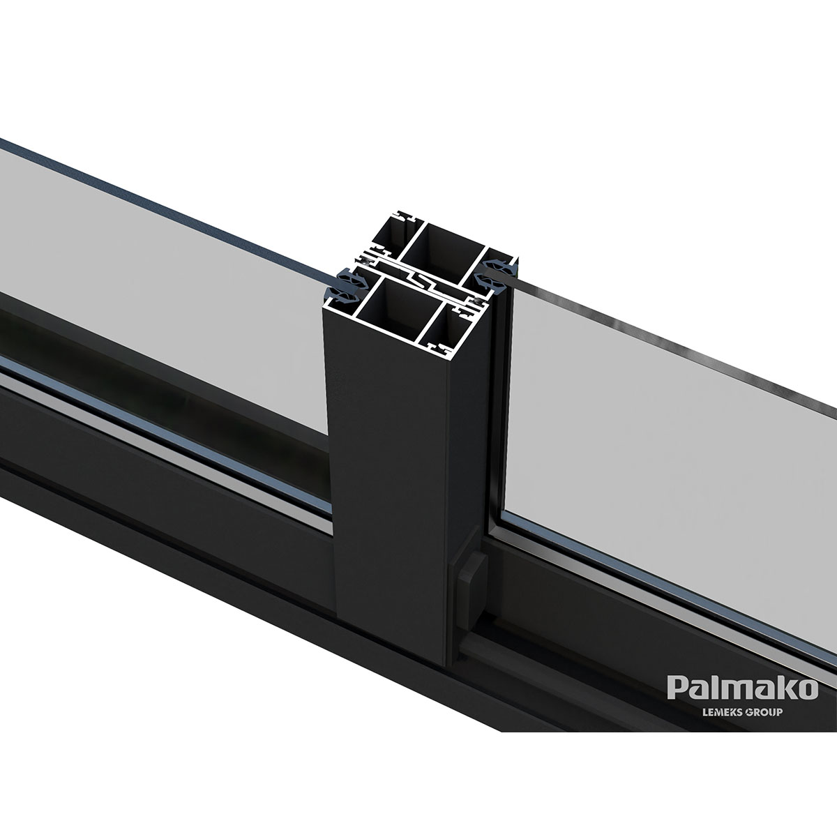 Ines 11,1 m2 Slide WTDIP Impregnerad Transparent med Slide 1-lagers glas