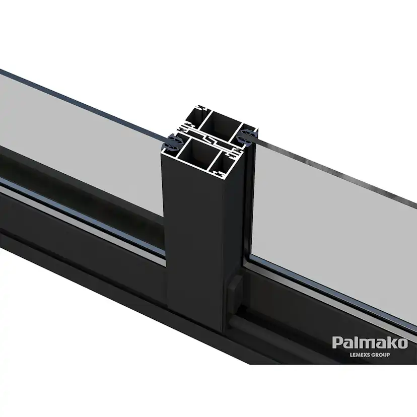 Ines 11,1 m2 Slide WTDIP Impregnerad Transparent med Slide 1-lagers glas