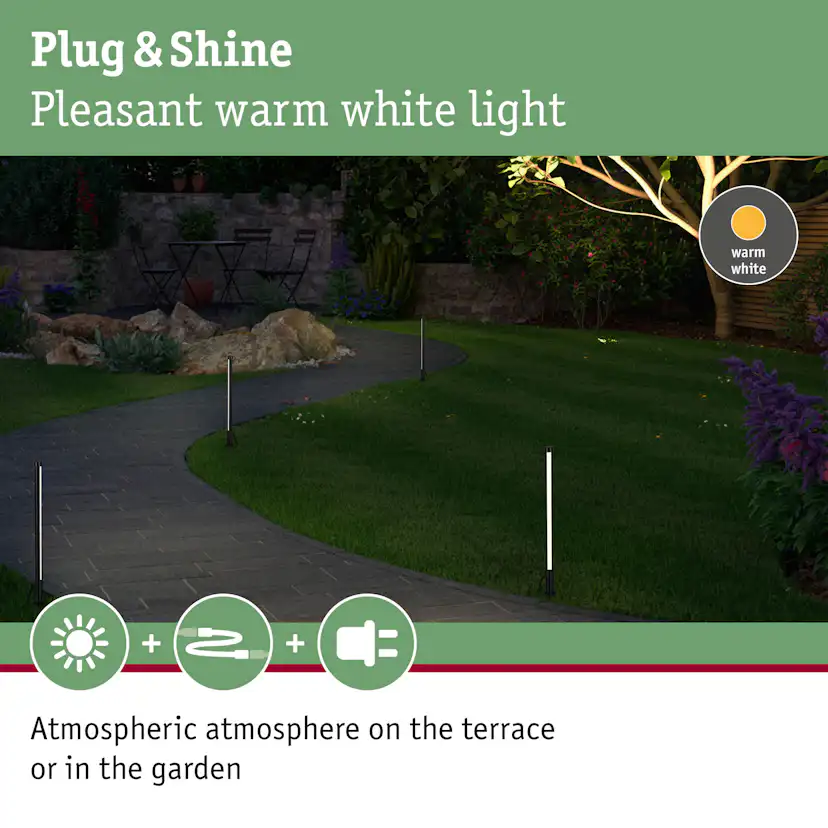 Pollare LED Paulmann Pin Plug & Shine IP44 24V
